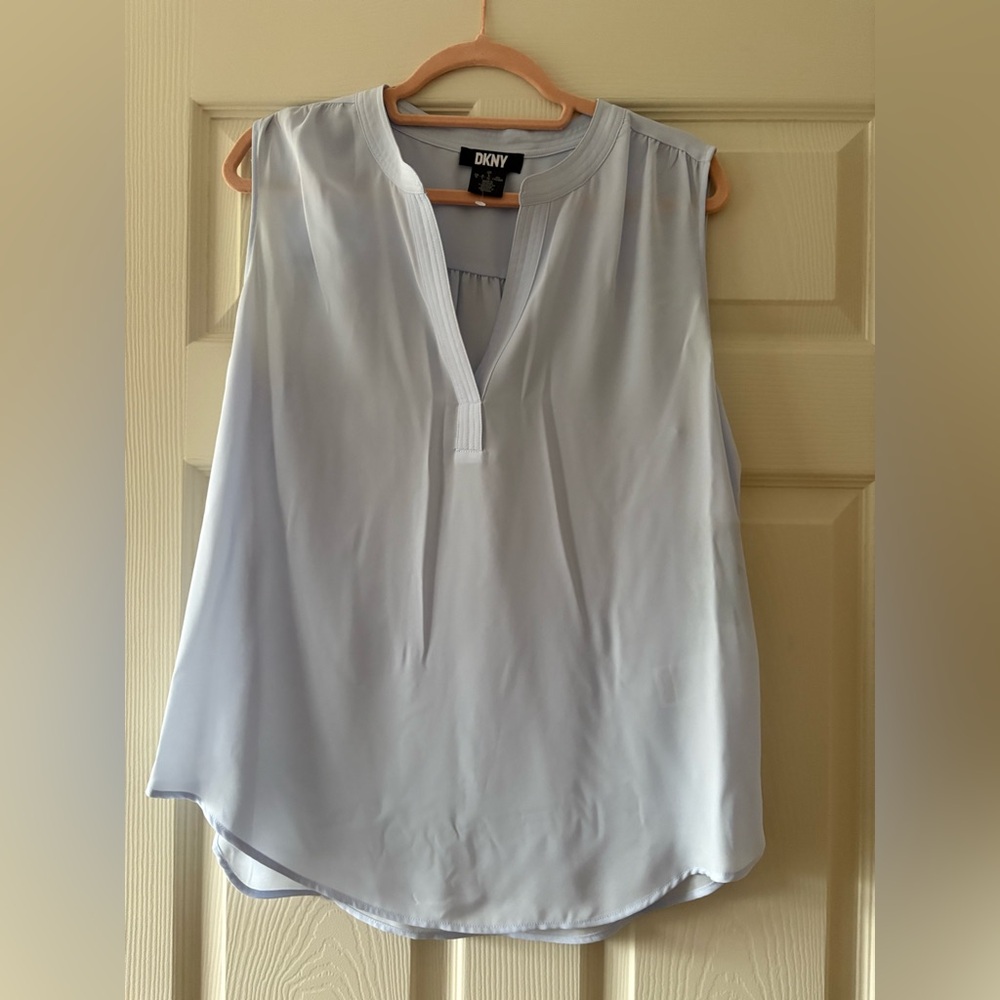 Light blue dkny top